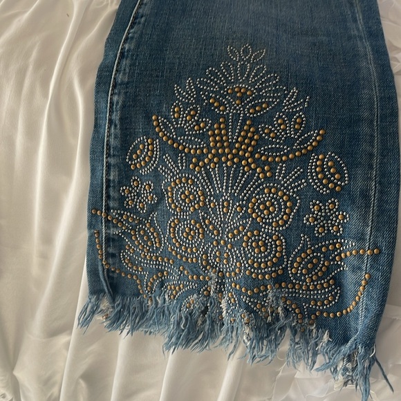 Blank NYC kick flare distressed jeans - Picture 5 of 8